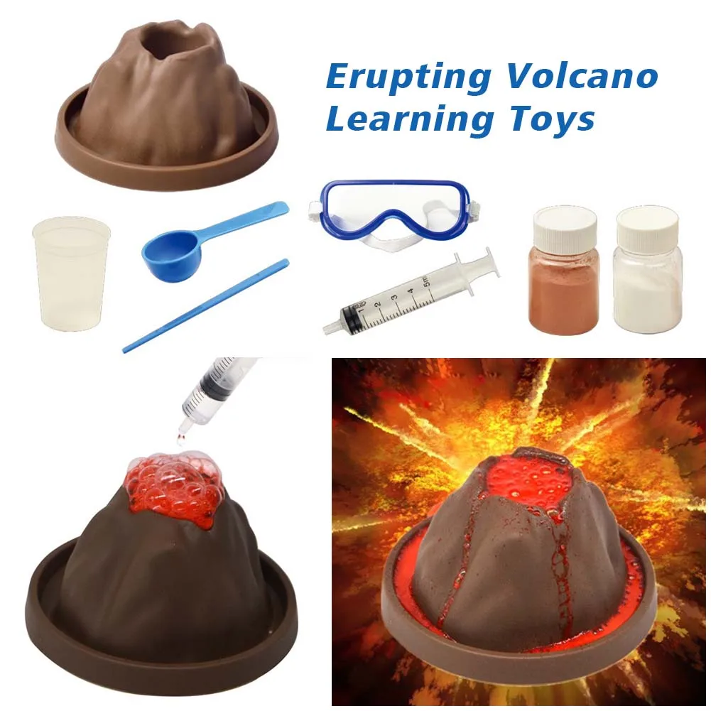 Geographic Physical Erupting Volcano Chemical Kids Experiment Funny Gift Developmental DIY Science Kit Learning Toys Exploring
Geographic Physical Erupting Volcano Chemical Kids Experiment Funny Gift Developmental DIY Science Kit Learning Toys Exploring