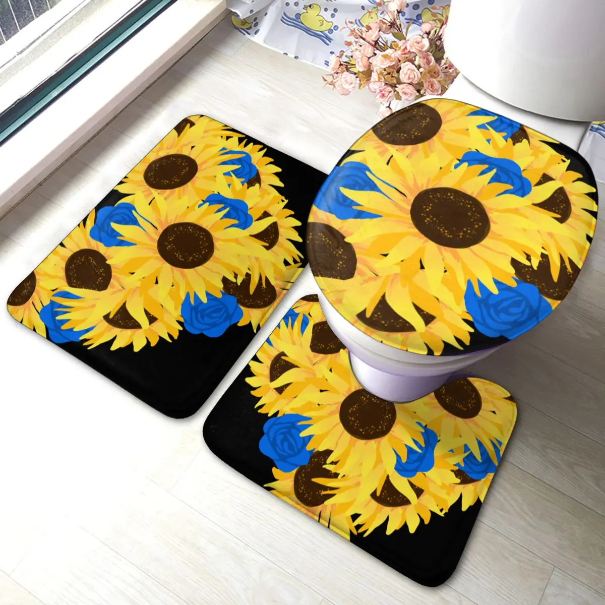 Love Heart Flower Bath Mat love Polyester Shower 3 Piece Bathroom Mat Set Anti-Slip Vintage Bathroom Rug
Love Heart Flower Bath Mat love Polyester Shower 3 Piece Bathroom Mat Set Anti-Slip Vintage Bathroom Rug