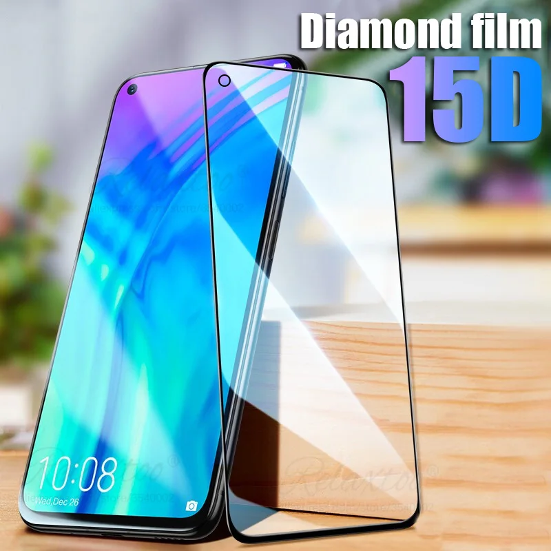 Фото 15D полное покрытие закаленное стекло для Huawei honor 20 pro защита экрана Honor 10 lite легкая
