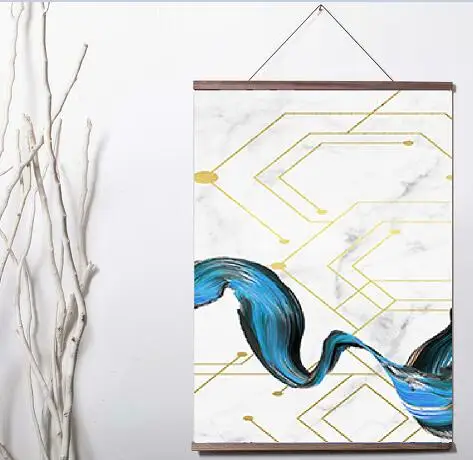 Contemporary Art Marble Texture Glue Line Art Canvas poster decoration painting solid wood hanging scroll
Contemporary Art Marble Texture Glue Line Art Canvas poster decoration painting solid wood hanging scroll