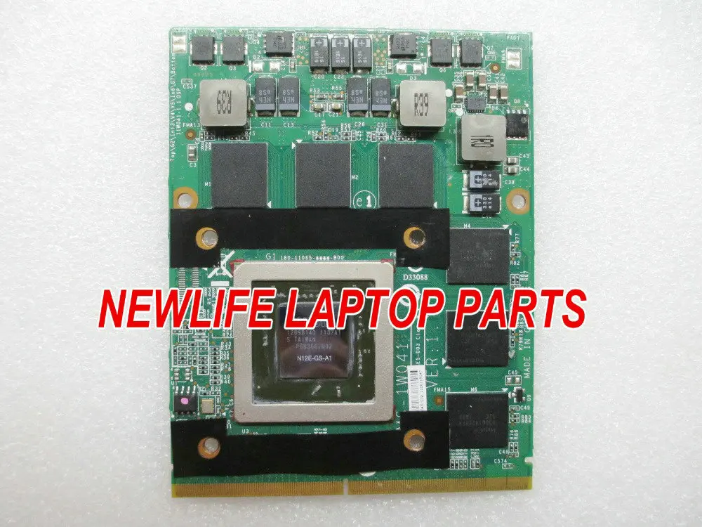 

free shipping original GTX560M VGA Video Card BOARD MS-1W041 for GT60 GT70 GT780 CR660 GRAPHICS BOARD N12E-GS-A1 test good