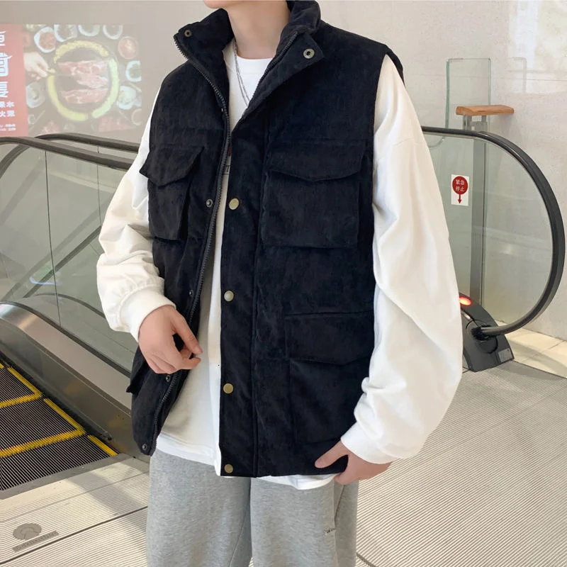 Men's Wear 2022 Autumn Winter High Qualty New Corduroy Vest Solid Color Loose Causal Waistcoat Warm Thick Cloth For Male
Men's Wear 2022 Autumn Winter High Qualty New Corduroy Vest Solid Color Loose Causal Waistcoat Warm Thick Cloth For Male