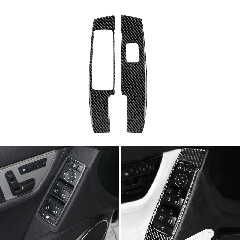 Real Carbon Fiber Car Door Handle Armrest Panel Window Lift Switch Button Cover Trim For Mercedes Benz C Class W204 2007 - 2013
Real Carbon Fiber Car Door Handle Armrest Panel Window Lift Switch Button Cover Trim For Mercedes Benz C Class W204 2007 - 2013
