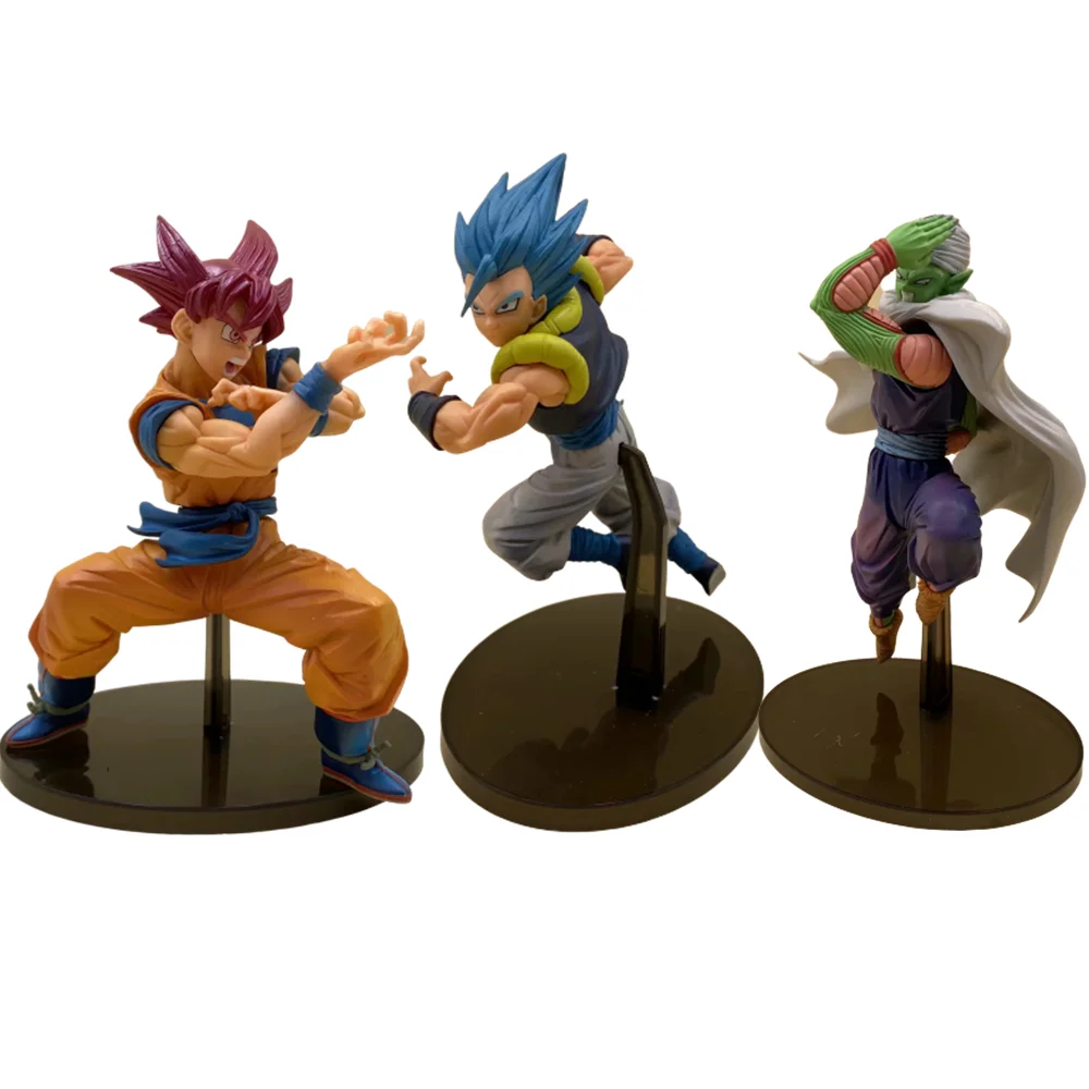 Фигурки из аниме Драконий жемчуг супер сын Гоку VS Gogeta маленький экшн фигурки ПВХ