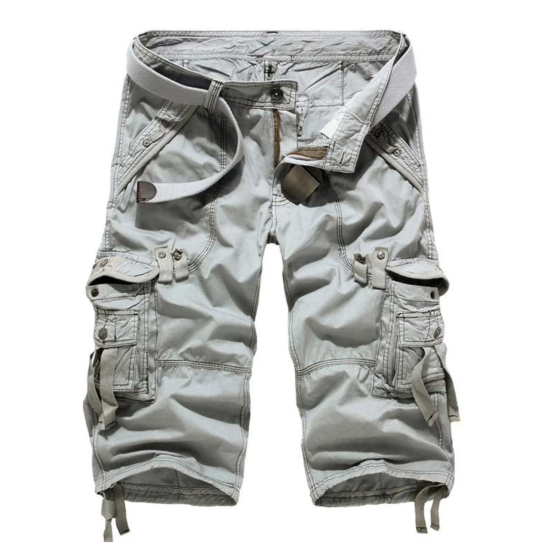 Summer Cargo Shorts Men Casual Workout Military Men's Shorts Multi-pocket Calf-length Short Pants Men ( Belt is not included )
Summer Cargo Shorts Men Casual Workout Military Men's Shorts Multi-pocket Calf-length Short Pants Men ( Belt is not included )