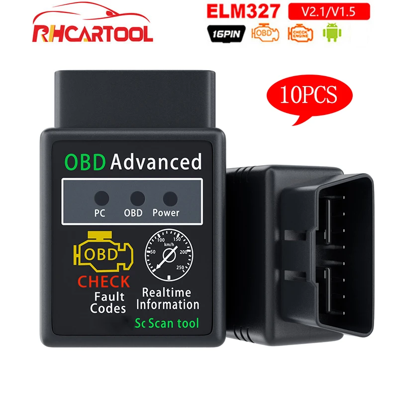 10pcs Mini HHOBD ELM327 V1.5 ELM 327 V1.5 V2.1 OBD2 Car Diagnostic Code Reader Scanner Tool For ATAL KO AP200 KW310
10pcs Mini HHOBD ELM327 V1.5 ELM 327 V1.5 V2.1 OBD2 Car Diagnostic Code Reader Scanner Tool For ATAL KO AP200 KW310