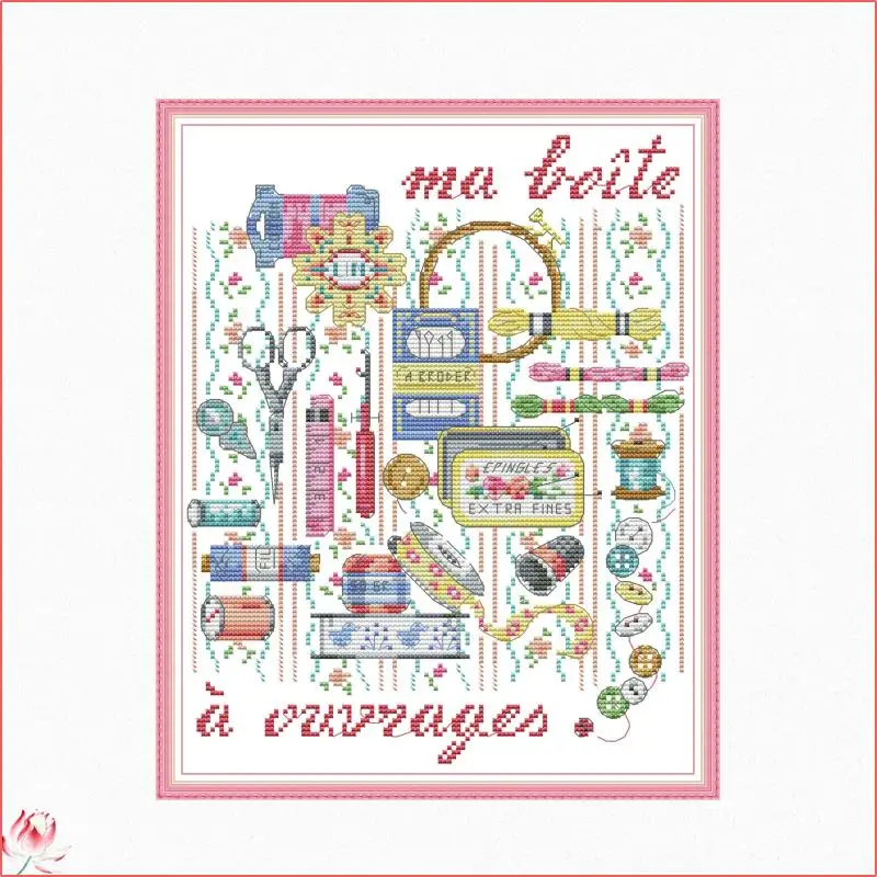 Sewing Set Printed Cross Stitch Kit 14ct 11ct Printed Fabric Embroidery Kit DIY Handmade Needlework Craft Home Decoration Gift 
Sewing Set Printed Cross Stitch Kit 14ct 11ct Printed Fabric Embroidery Kit DIY Handmade Needlework Craft Home Decoration Gift