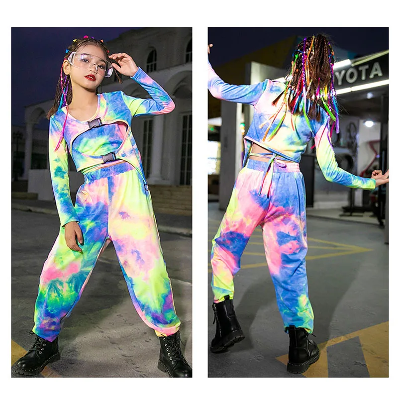Kids Jazz Dance Practice Clothes Long Sleeve Colorful Fashion Clothes Girls Hip Hop Street Dance Performance Stage Suit
Kids Jazz Dance Practice Clothes Long Sleeve Colorful Fashion Clothes Girls Hip Hop Street Dance Performance Stage Suit