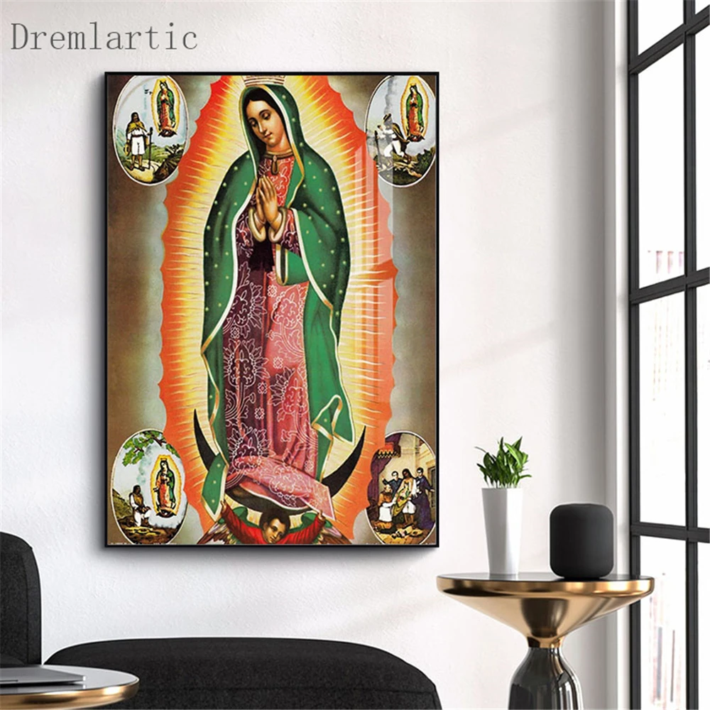 OUR LADY OF GUADALUPE@w Canvas Poster Silk Fabric Modern Style Prints Party House Decor Room#20-1005-6
OUR LADY OF GUADALUPE@w Canvas Poster Silk Fabric Modern Style Prints Party House Decor Room#20-1005-6
