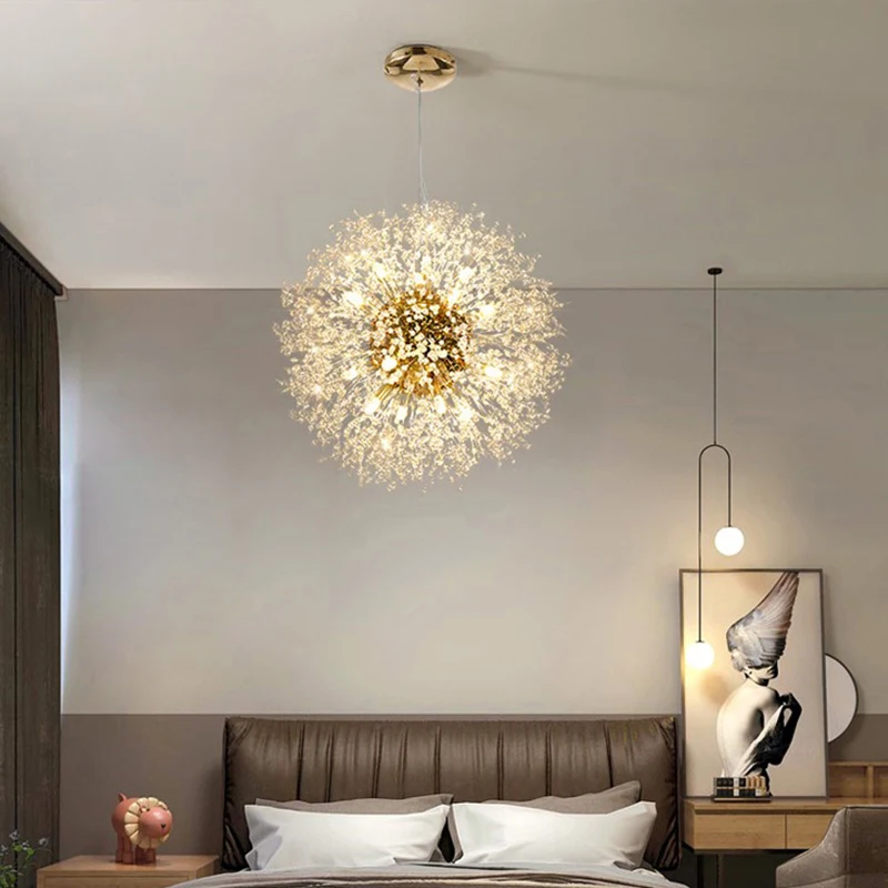 Modern simple dining room chandelier creative personality dandelion art spherical Nordic fireworks living room spark ball Chande
Modern simple dining room chandelier creative personality dandelion art spherical Nordic fireworks living room spark ball Chande