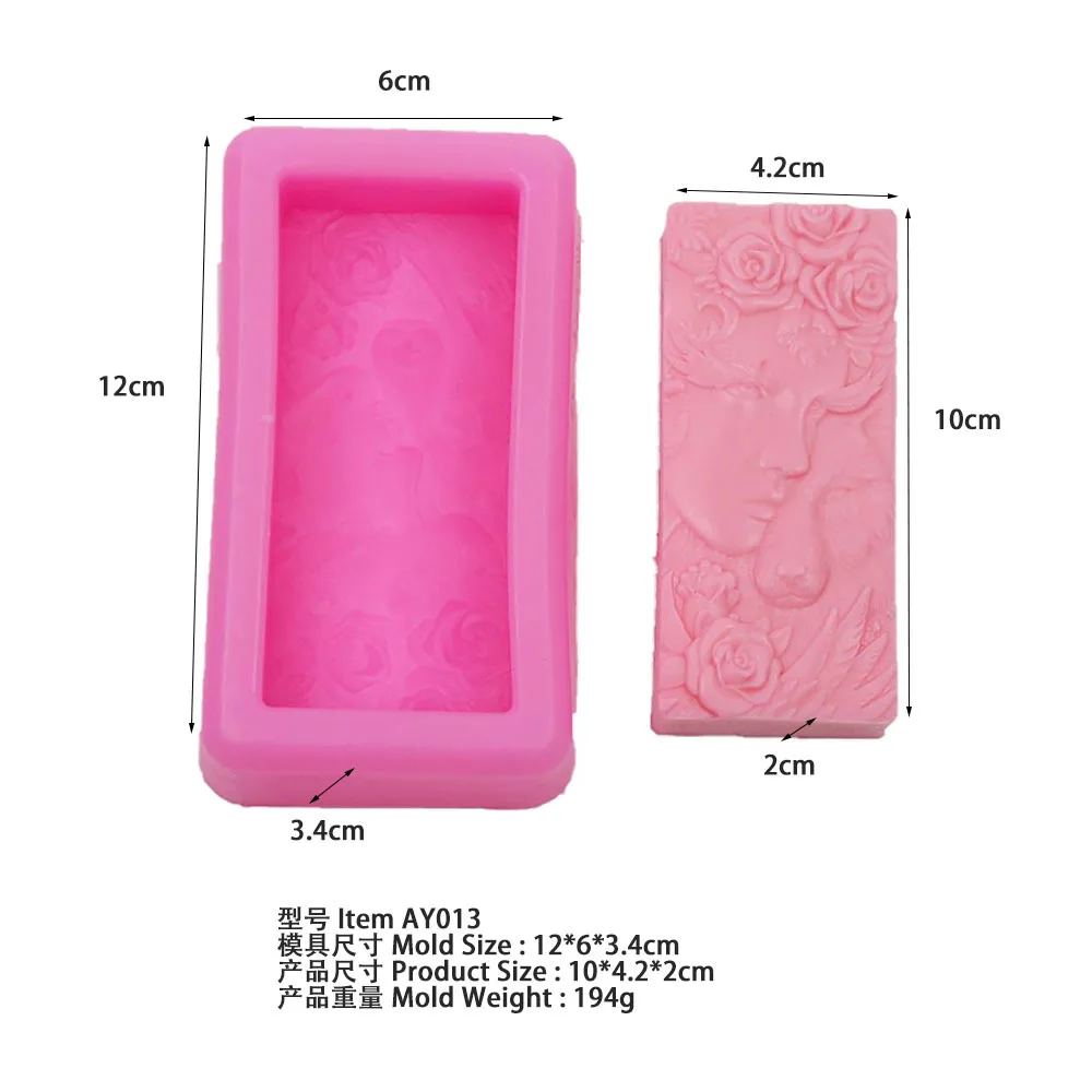 Beauty girl and lion Bar Soap Mold Silicone Mold Decorating Chocolate Cake Molds Craft Mould
Beauty girl and lion Bar Soap Mold Silicone Mold Decorating Chocolate Cake Molds Craft Mould