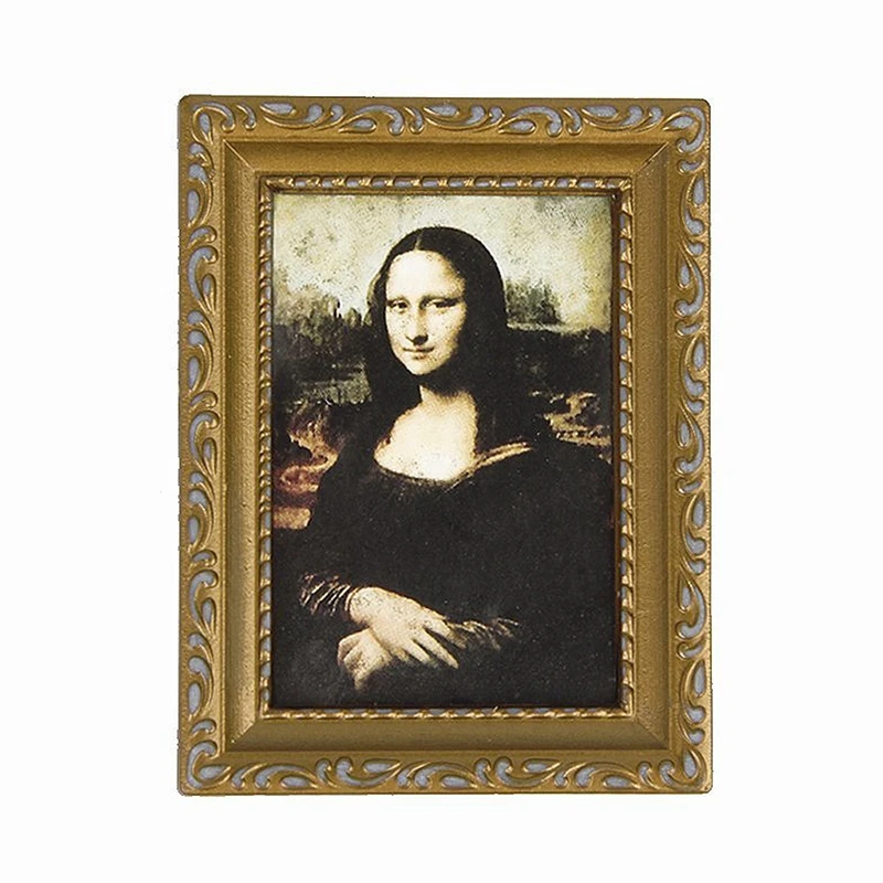 Винтажная картина в золотой рамке для кукольного домика «Мона Лиза» 1/12 3,2X2,4 дюйма
Винтажная картина в золотой рамке для кукольного домика «Мона Лиза» 1/12 3,2X2,4 дюйма