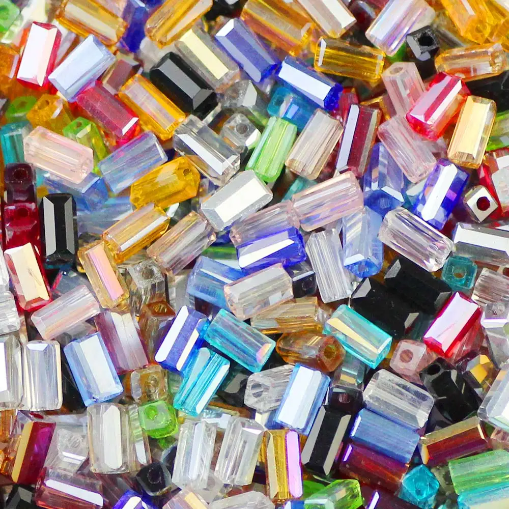ZHBES 3x6MM 80pcs AB Color Rectangle Austrian Crystal Square Spacer Loose Beads For DIY Jewelry Making Bracelet Accessories
ZHBES 3x6MM 80pcs AB Color Rectangle Austrian Crystal Square Spacer Loose Beads For DIY Jewelry Making Bracelet Accessories