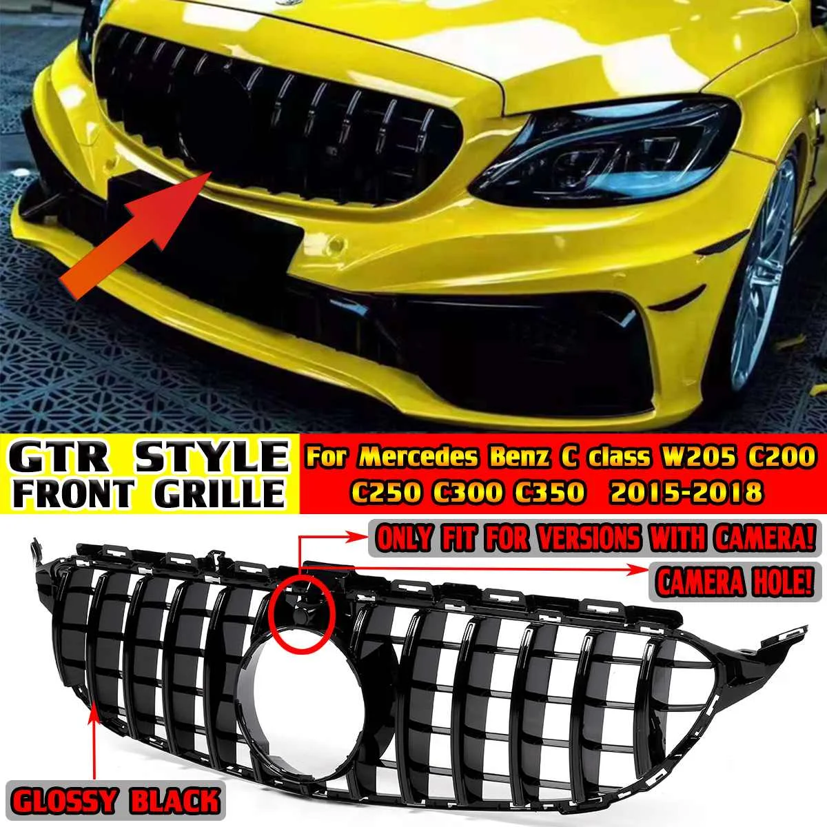 Черный/Серебряный W205 GTR стиль автомобильный передний бампер решетка Гонки Грили для Mercedes для Benz W205 C200 C250 C300 C350 2015-2018
Черный/Серебряный W205 GTR стиль автомобильный передний бампер решетка Гонки Грили для Mercedes для Benz W205 C200 C250 C300 C350 2015-2018