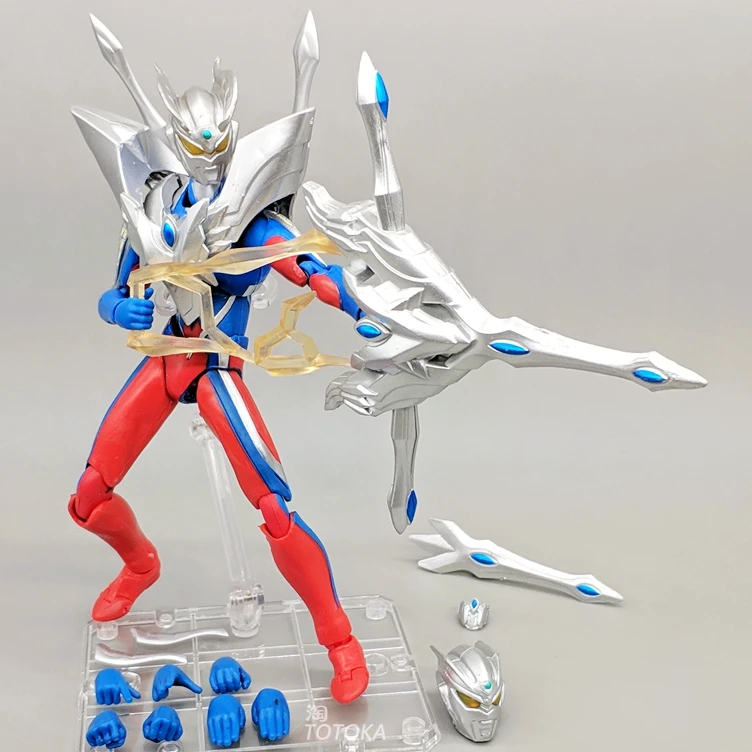 Bandai SHF Ultraman Zero Joints Movable Luxury Suit Action Figure Model Boy Toys Copy Version
Bandai SHF Ultraman Zero Joints Movable Luxury Suit Action Figure Model Boy Toys Copy Version