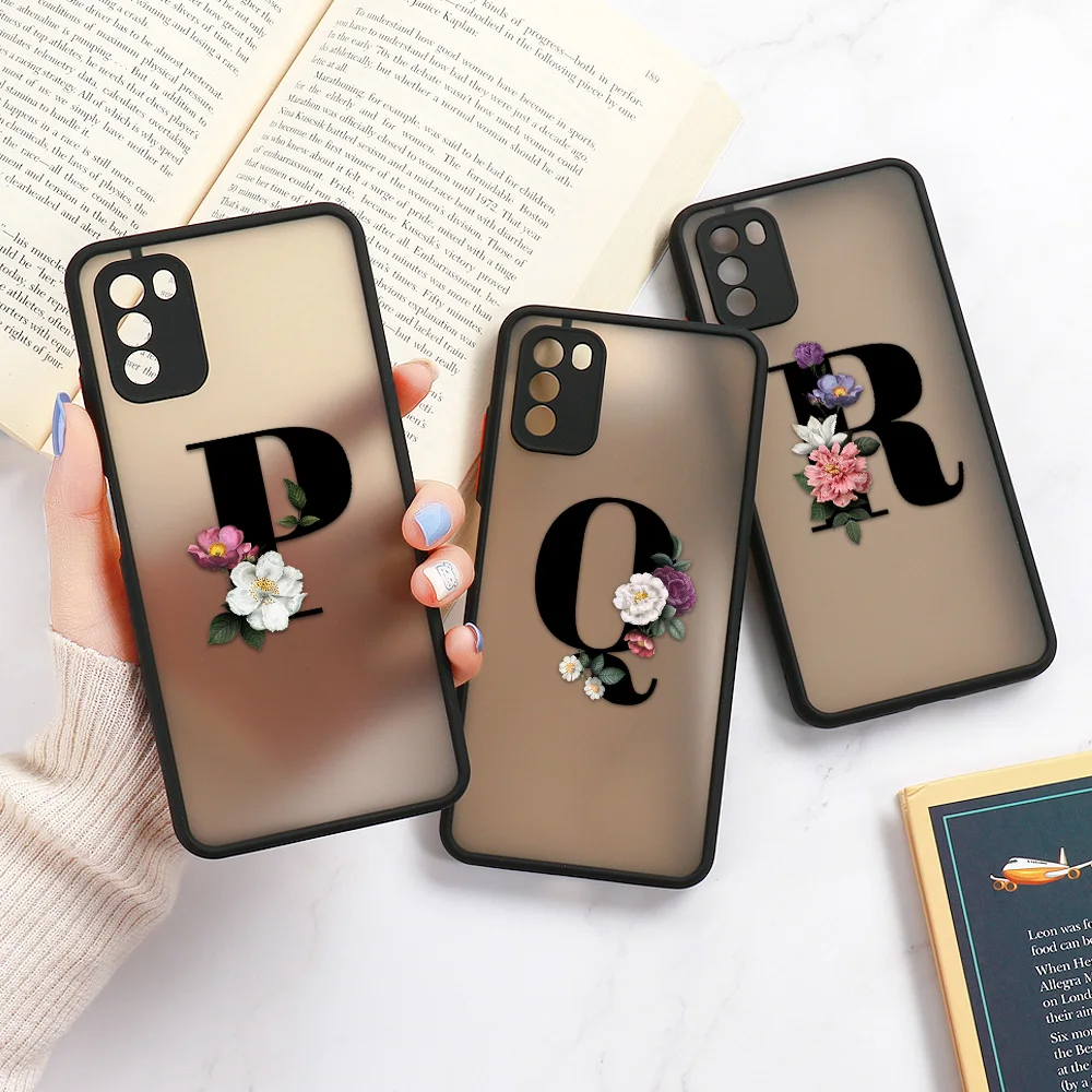 For OPPO Realme 8 Pro Case Flower Initial Letter Phone Case For OPPO A52 A72 A92 A8 A31 A5 A3S A83 Hard Shockproof Back Cover 
For OPPO Realme 8 Pro Case Flower Initial Letter Phone Case For OPPO A52 A72 A92 A8 A31 A5 A3S A83 Hard Shockproof Back Cover
