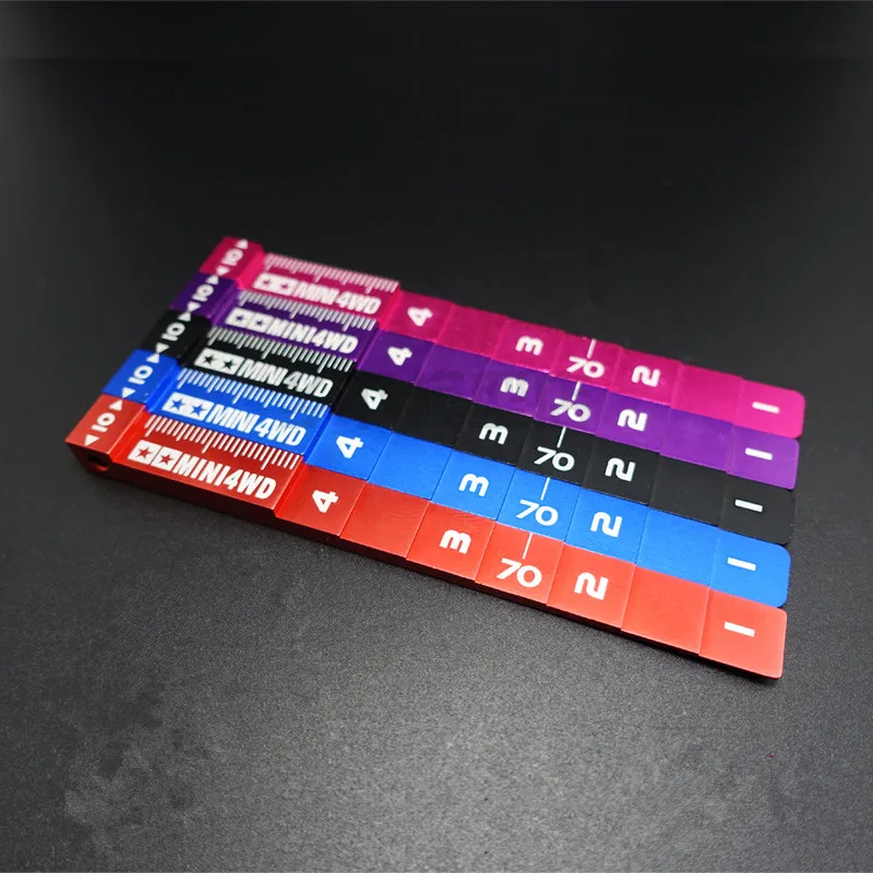 1PCS Tamiya Mini 4WD Racing Car Refit Tools Adjusting Car Ruler Inspection Testing Ruler Black Red Blue Pink
1PCS Tamiya Mini 4WD Racing Car Refit Tools Adjusting Car Ruler Inspection Testing Ruler Black Red Blue Pink