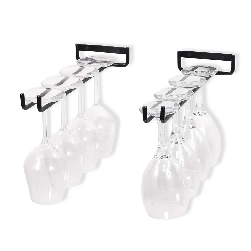 4/2 PCS Kitchen Wine Glass Storage Rack Wall Mounted Wine Glass Holder Multifunctional Iron Stemware Hanger Kitchen Accessories
4/2 PCS Kitchen Wine Glass Storage Rack Wall Mounted Wine Glass Holder Multifunctional Iron Stemware Hanger Kitchen Accessories