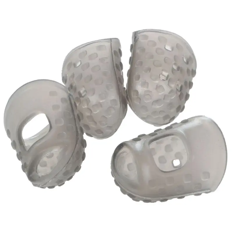 New 4pcs New Soft Silicone Guitar Thumb Finger Picks Protector Fingertips (Gray XXS )
New 4pcs New Soft Silicone Guitar Thumb Finger Picks Protector Fingertips (Gray XXS )