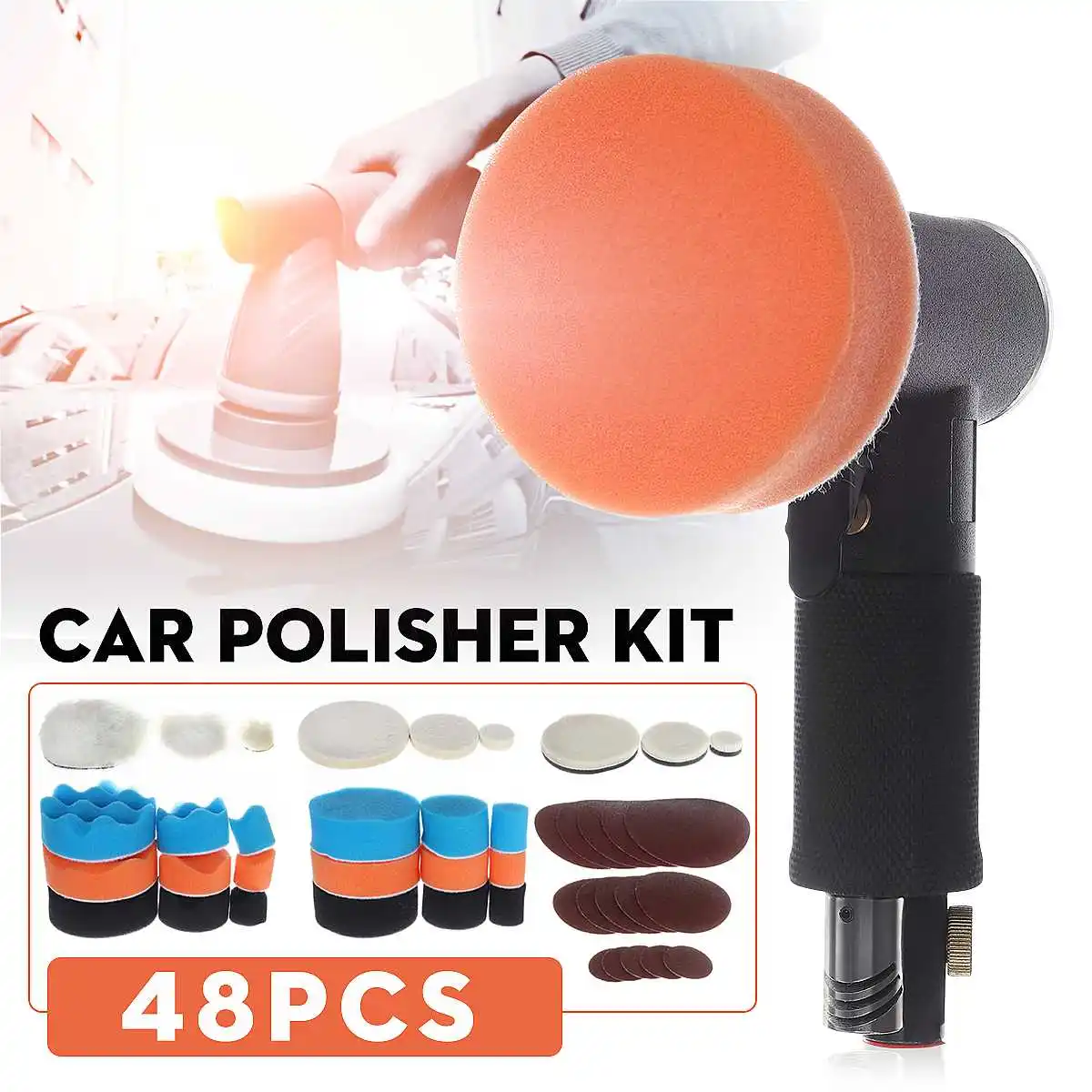High Speed Electric Car Polisher Wireless Auto Polishing Machine Car Sander Buffing Waxing Machine Automobile Furniture Care Kit
High Speed Electric Car Polisher Wireless Auto Polishing Machine Car Sander Buffing Waxing Machine Automobile Furniture Care Kit