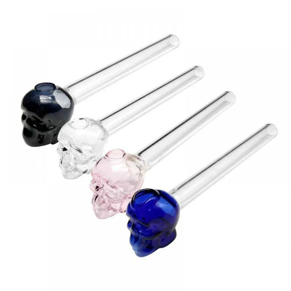Skull Head Glass Straw for Drinking 
Skull Head Glass Straw for Drinking
