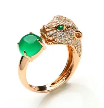 Women's wedding Ring 925 s Zircon gem pearl leopard lovers ring Overbearing fashion ornaments Opening adjustable size
Women's wedding Ring 925 s Zircon gem pearl leopard lovers ring Overbearing fashion ornaments Opening adjustable size