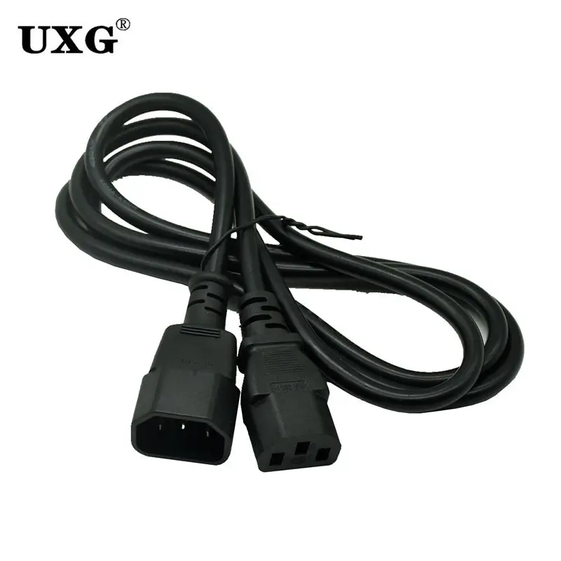 

EU Extennsion Cable C14 to C13 Power Cord 1m 3m 5m IEC C13 C14 Power Supply Short Cable For PC Computer Monitor PDU UPS Cable