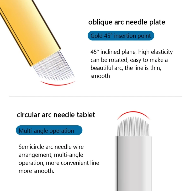 50 Pcs PCD Microblading Needles for Embroidery Machine Pen Permanent Makeup Supplies Manual Eyebrow Tattoo Blades 112/14/19 Pin 
50 Pcs PCD Microblading Needles for Embroidery Machine Pen Permanent Makeup Supplies Manual Eyebrow Tattoo Blades 112/14/19 Pin