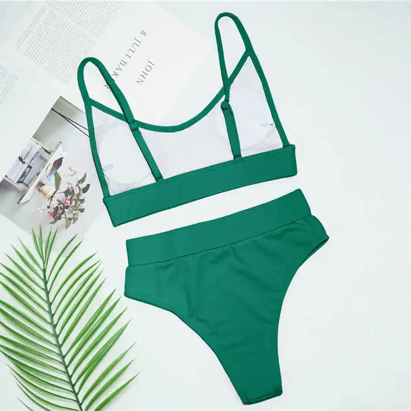 High Waist Bikinis Swimwear Women Push Up Swimsuit 2021 New Ribbed Strap Bathing Suit Bikini Set Brazilian Beachwear
High Waist Bikinis Swimwear Women Push Up Swimsuit 2021 New Ribbed Strap Bathing Suit Bikini Set Brazilian Beachwear