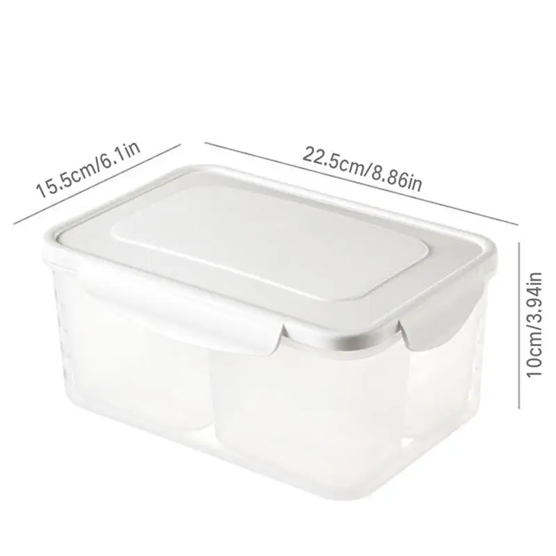 Separated Transparent Refrigerator Storage Food Fresh-Keeping Box Fruit Crisper Portable Food Storage Box School Office Travel
Separated Transparent Refrigerator Storage Food Fresh-Keeping Box Fruit Crisper Portable Food Storage Box School Office Travel