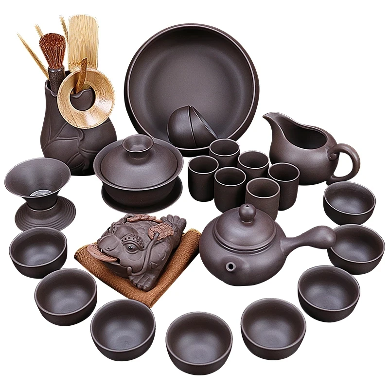 Yixing Purple sand tea set Ceramic kung fu Teapot,handmade Purple sand teapot teacup gaiwan Tureen tea ceremony Gift
Yixing Purple sand tea set Ceramic kung fu Teapot,handmade Purple sand teapot teacup gaiwan Tureen tea ceremony Gift