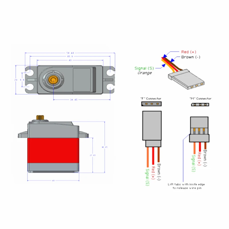 TD8120 20kg High Torque Metal Shell Steering Gear Waterproof Digital Servo Motor Servo For RC Ca Robot Drone
TD8120 20kg High Torque Metal Shell Steering Gear Waterproof Digital Servo Motor Servo For RC Ca Robot Drone
