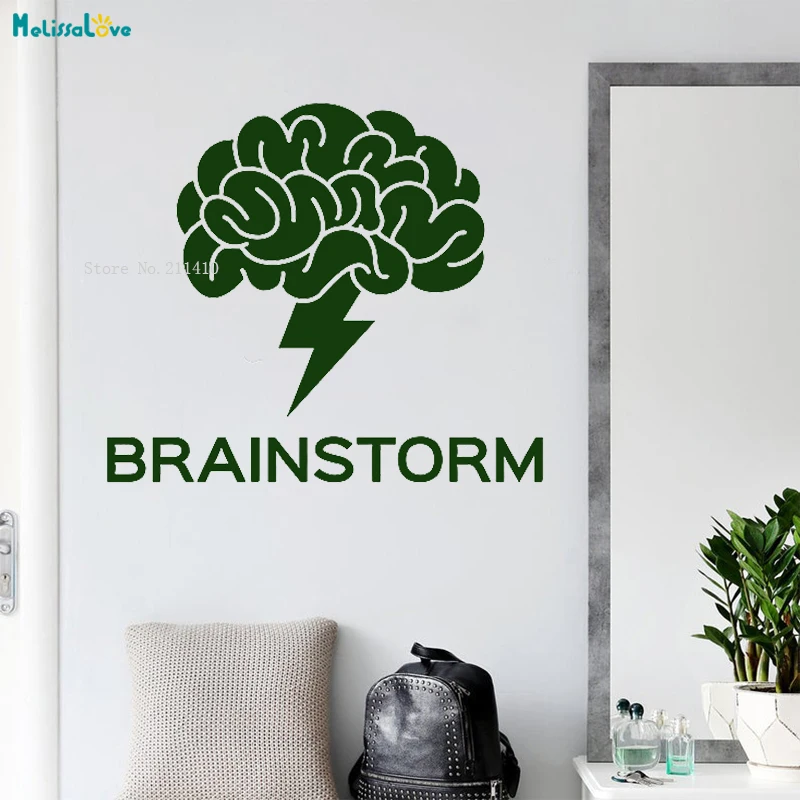 Настенная виниловая наклейка Brainstorm YT2159 для работы в команде | Дом и сад