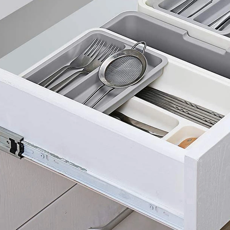 Cutlery Drawer Tray Expandable Adjustable Utensil Drawer for Kitchen Utensil Organizer Multi-Purpose Kitchen Tableware Storage
Cutlery Drawer Tray Expandable Adjustable Utensil Drawer for Kitchen Utensil Organizer Multi-Purpose Kitchen Tableware Storage
