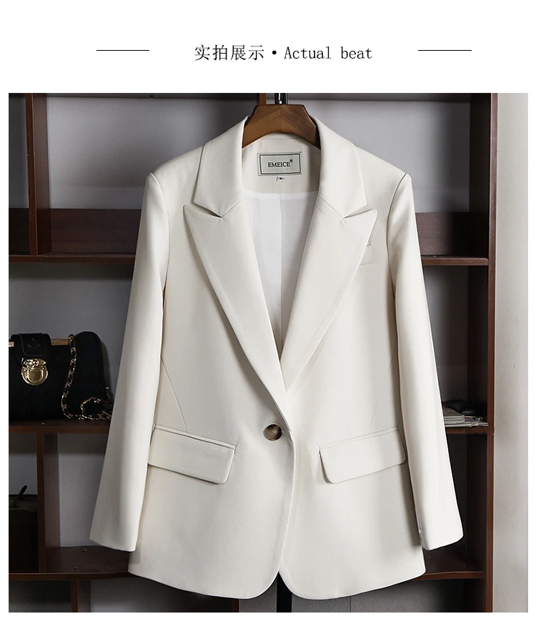 Spring and autumn new coffee color leisure senior sense suit coat
Spring and autumn new coffee color leisure senior sense suit coat
