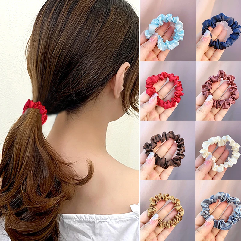 1 PCS Woman Silk Hair Scrunchies Set Solid Colors Rubber Band Girls Ponytail Holders Hair Ties Women Hair Accessories 2021 New
1 PCS Woman Silk Hair Scrunchies Set Solid Colors Rubber Band Girls Ponytail Holders Hair Ties Women Hair Accessories 2021 New