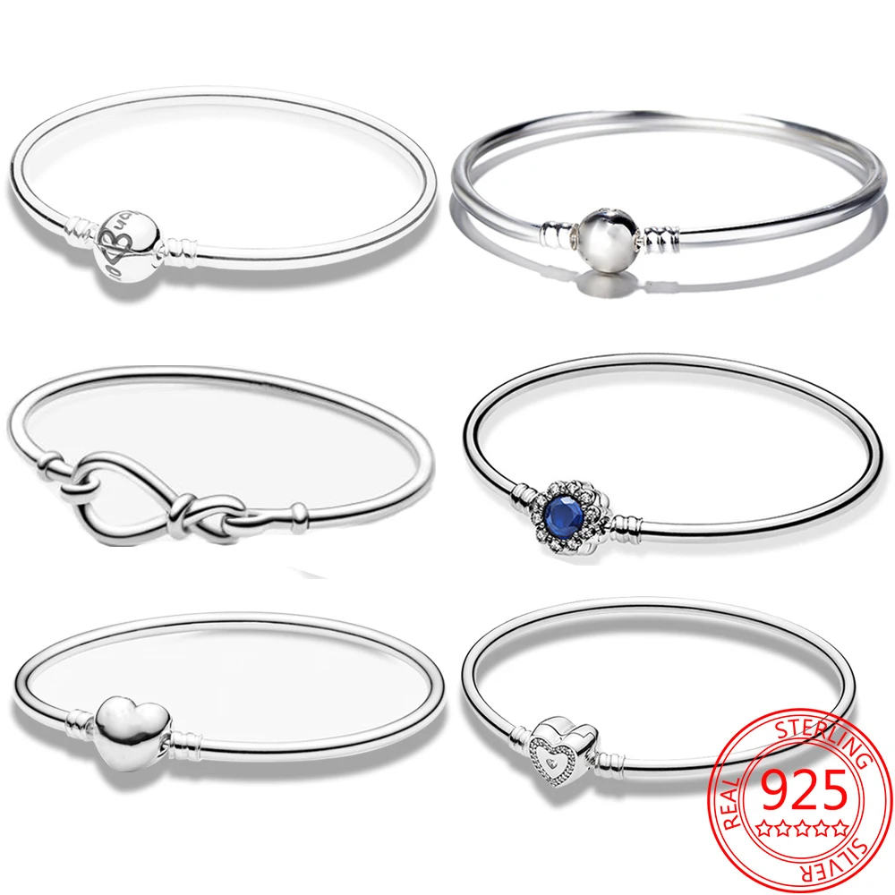 Браслет-Шарм из серебра 925 пробы с застежкой в виде сердца
Браслет-Шарм из серебра 925 пробы с застежкой в виде сердца