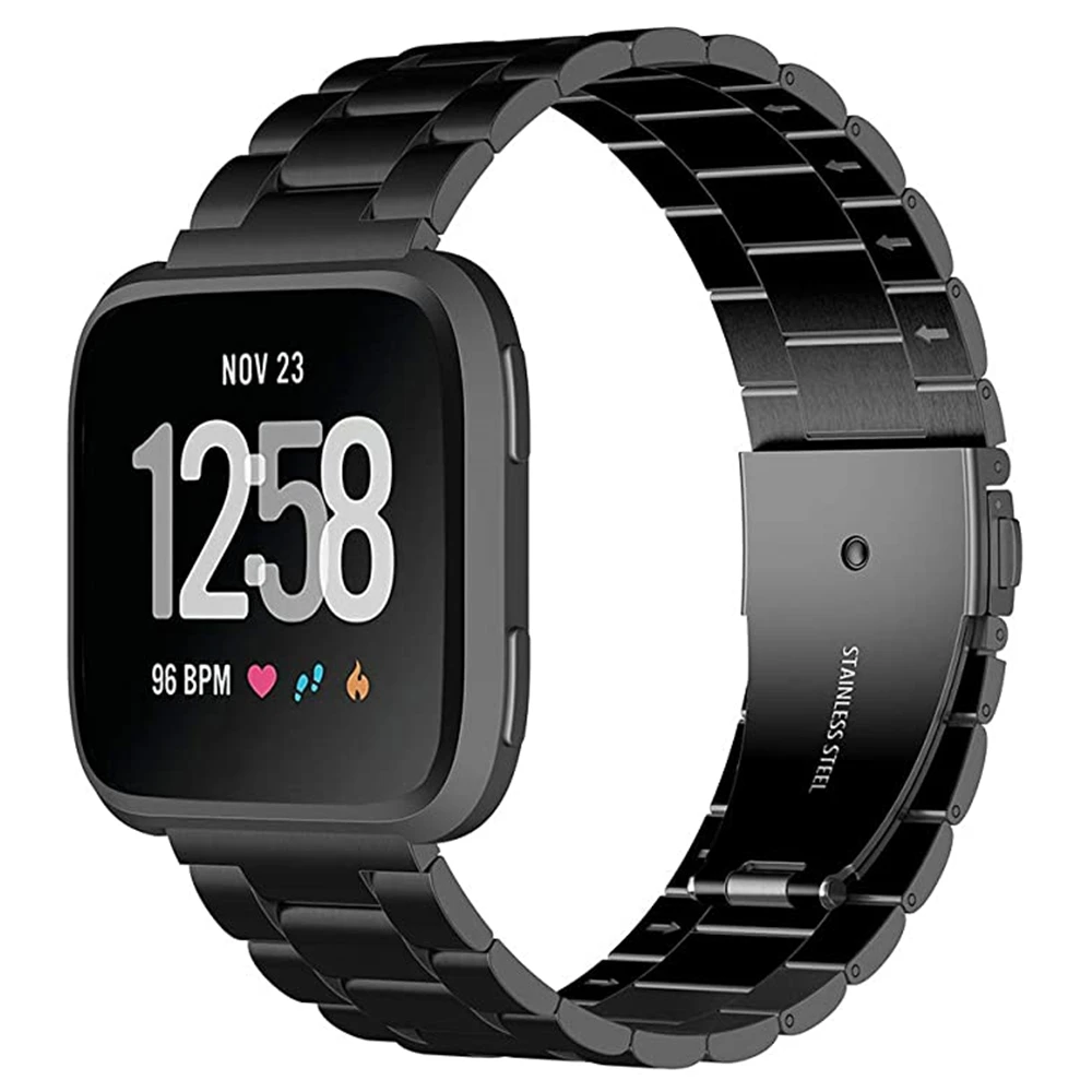 Compatible for Fitbit Versa 2 band Stainless Steel Metal Bracelet Wristband for Fitbit Versa Lite Versa2 strap Business correa
Compatible for Fitbit Versa 2 band Stainless Steel Metal Bracelet Wristband for Fitbit Versa Lite Versa2 strap Business correa