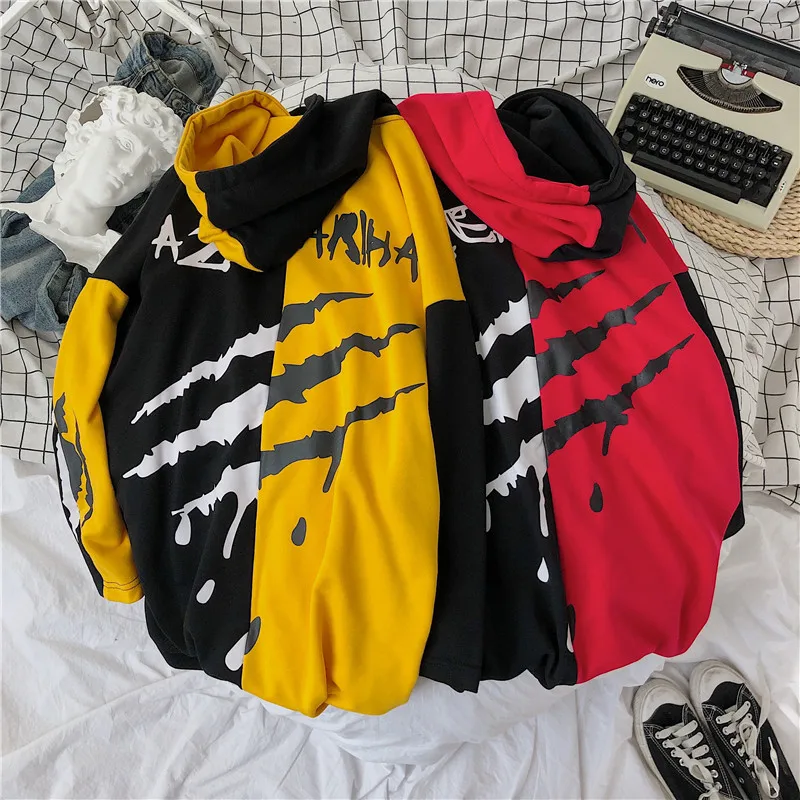 Hoodies 2020 spring new men's long-sleeved letter printing Korean version loose streetwear hip hop Free shipping Black yellow
Hoodies 2020 spring new men's long-sleeved letter printing Korean version loose streetwear hip hop Free shipping Black yellow