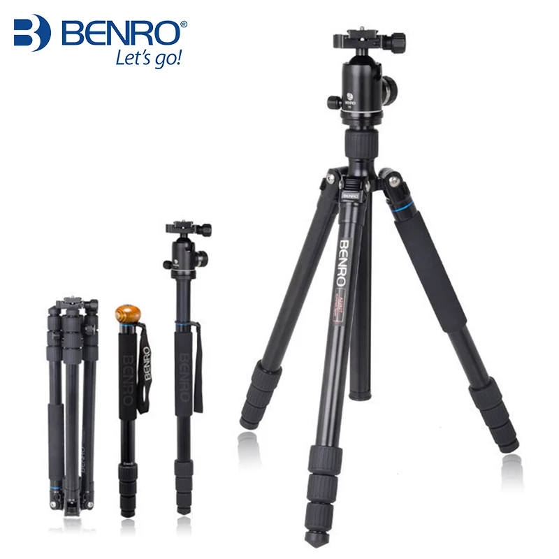 

Benro A2682TV2 Tripod Aluminum Tripod Kit Monopod For Camera With V2 Ball Head Carrying Bag Max Loading 18kg DHL Free Shipping