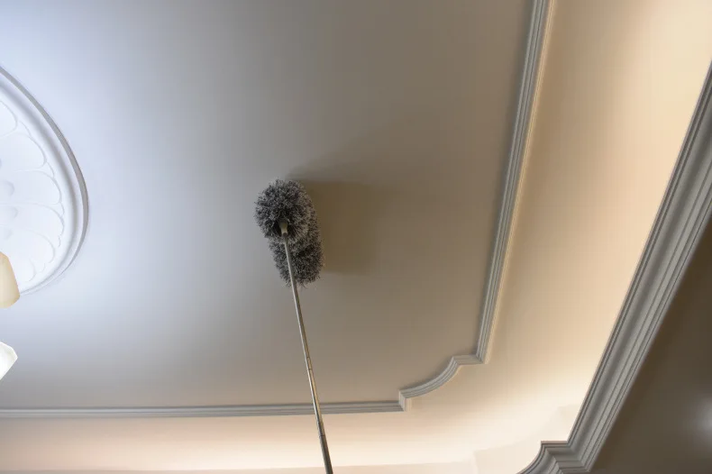 Household Telescopic Cleaning Wool Duster Stainless Steel Ceiling Dust Brush Washed Dust Long Dusting Duster 2.8m
Household Telescopic Cleaning Wool Duster Stainless Steel Ceiling Dust Brush Washed Dust Long Dusting Duster 2.8m