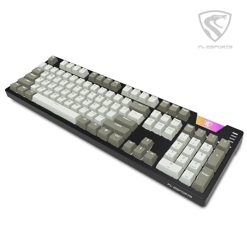 FL eSports MAX104 light magic mechanical keyboard E-sports Pink Crystal PBT retro key cap full key conflict free trend Retro
FL eSports MAX104 light magic mechanical keyboard E-sports Pink Crystal PBT retro key cap full key conflict free trend Retro