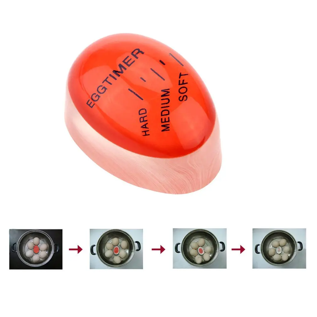 1 Color Egg Timer Changing Timer Yummy Soft Hard Boiled Eggs Eco-Friendly Cooking Kitchen Helper Egg Timer
1 Color Egg Timer Changing Timer Yummy Soft Hard Boiled Eggs Eco-Friendly Cooking Kitchen Helper Egg Timer