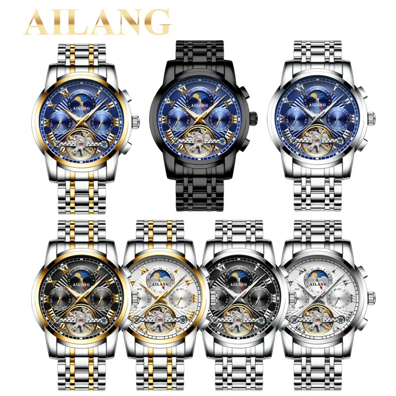 Vintage Luxury Business Men Watch Brand Automatic Fully Automatic Hollow Perspective All-steel Multifunctional Pilot Man Watches
Vintage Luxury Business Men Watch Brand Automatic Fully Automatic Hollow Perspective All-steel Multifunctional Pilot Man Watches