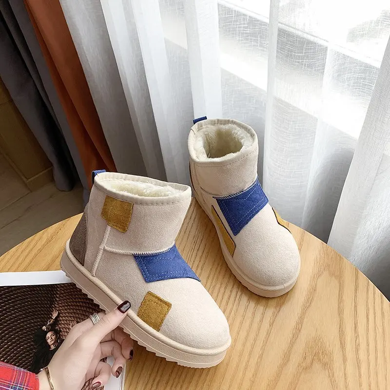 2021 Winter Shoes Plush Warm Flat Ankle Boots for Woman Cheap Fur Snow Boots Women Comfortable Slip on Women's Boots botas mujer
2021 Winter Shoes Plush Warm Flat Ankle Boots for Woman Cheap Fur Snow Boots Women Comfortable Slip on Women's Boots botas mujer