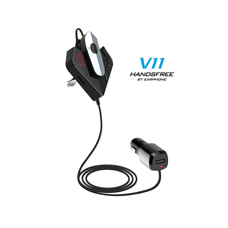 Автомобильный MP3 плеер Bluetooth V4.1 FM модулятор аудио беспроводная гарнитура Handfree