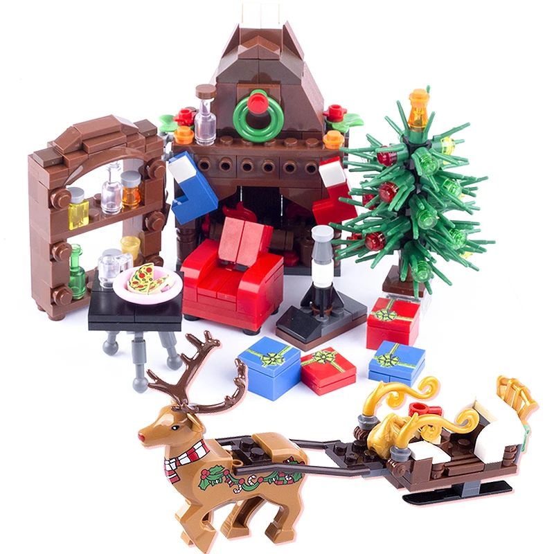 Chrismas Tree Elk Deer House Building Blocks Santa Claus Figure Church Reindeer City Accessories Furniture Decoration Bricks Toy
Chrismas Tree Elk Deer House Building Blocks Santa Claus Figure Church Reindeer City Accessories Furniture Decoration Bricks Toy