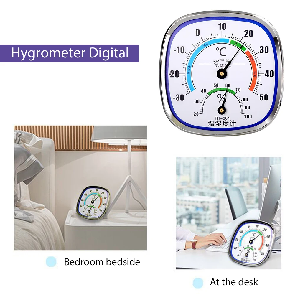 Wall Mounted Digital Thermometer Hygrometer for Indoor Outdoor Temperature Humidity Gauge Meter with Hanging Hole
Wall Mounted Digital Thermometer Hygrometer for Indoor Outdoor Temperature Humidity Gauge Meter with Hanging Hole