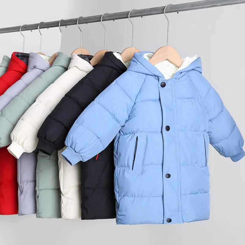 Mid-length Cotton Down Jackets for Boys and Girls Over-knee Cotton-padded Jackets for Babies
Mid-length Cotton Down Jackets for Boys and Girls Over-knee Cotton-padded Jackets for Babies