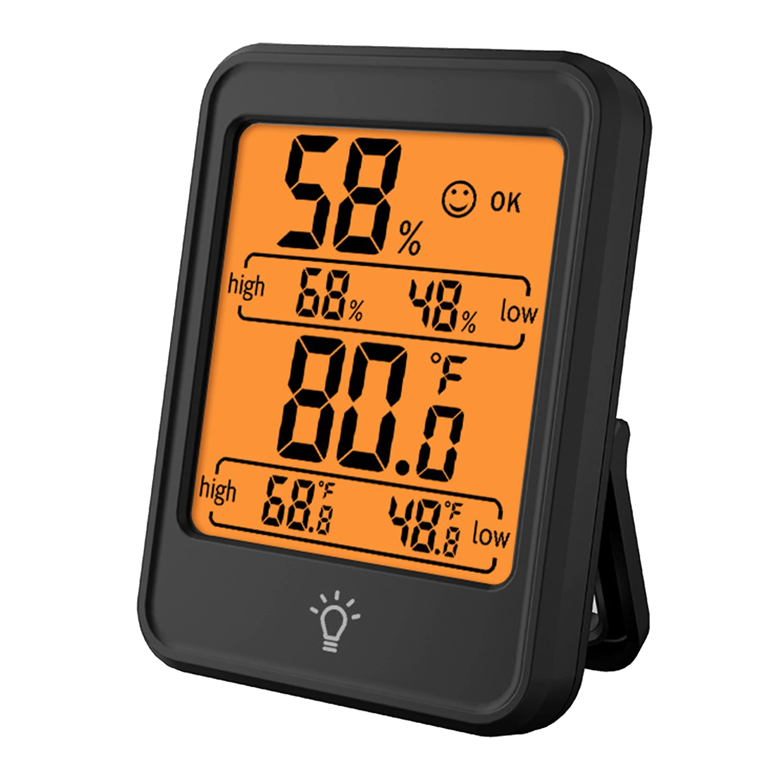 KKmoon Digital Hygrometer Thermometer Indoor Temperature and Humidity Gauge Monitor Meter with Large LCD Display
KKmoon Digital Hygrometer Thermometer Indoor Temperature and Humidity Gauge Monitor Meter with Large LCD Display